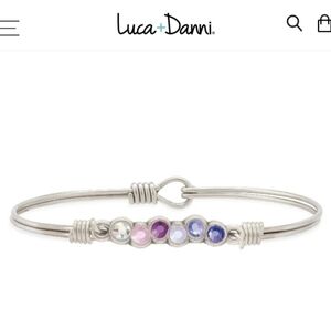 NWT Luca + Danni Purple Ombre Starlight Bangle  Bracelet